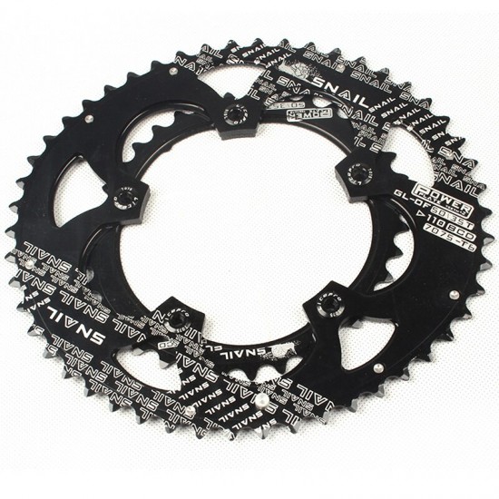 700C Road Bicycle 110BCD 50/35T Oval Chainwheel Kit Bike 7075-T6 Alloy Ultralight Ellipse Climbing Power Chainring Plate