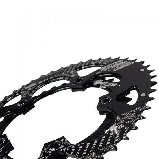 700C Road Bicycle 110BCD 50/35T Oval Chainwheel Kit Bike 7075-T6 Alloy Ultralight Ellipse Climbing Power Chainring Plate