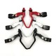 89g/pair Lightweight Road Bike Aluminum Brake Lever 22.2mm Folding Bike V Brake Lever Aluminum Alloy Silver-Black-Red