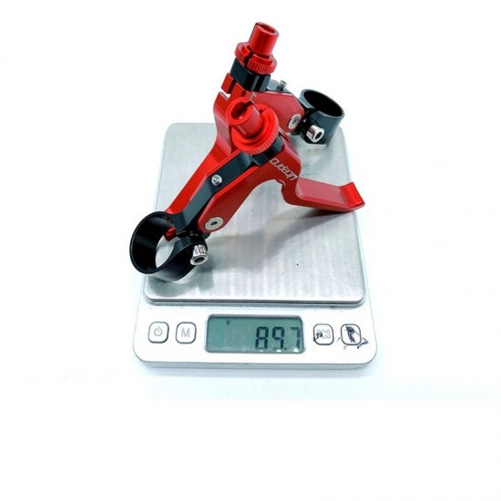 89g/pair Lightweight Road Bike Aluminum Brake Lever 22.2mm Folding Bike V Brake Lever Aluminum Alloy Silver-Black-Red