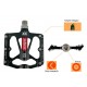 Aluminum Alloy Bicycle Pedal Mountain Bike Pedal MTB Road Cycling Sealed 3 Bearings Pedals for BMX Ultra-Light Bicycle Pedals