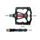 Aluminum Alloy Bicycle Pedal Mountain Bike Pedal MTB Road Cycling Sealed 3 Bearings Pedals for BMX Ultra-Light Bicycle Pedals