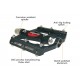 Aluminum Alloy Bicycle Pedal Mountain Bike Pedal MTB Road Cycling Sealed 3 Bearings Pedals for BMX Ultra-Light Bicycle Pedals