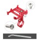 Aluminum Alloy Four-claw Design Phone Stand Bicycle Mobile Phone Holder Enhanced for Bike Electric Bike Motorcycle M365