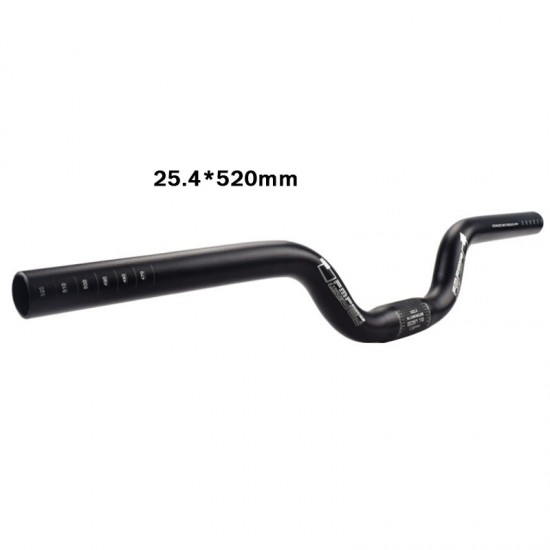 Aluminum Alloy Swallow Shaped Handlebar 520mm*25.4mm For Mountain Road Bike Steering Wheel Bicycle Parts Bicycle Handlebar