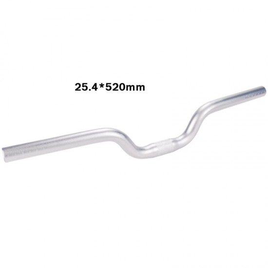 Aluminum Alloy Swallow Shaped Handlebar 520mm*25.4mm For Mountain Road Bike Steering Wheel Bicycle Parts Bicycle Handlebar
