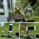 Universal Aluminum Alloy Motorcycle Phone Holder Support Telephone Moto Holder for GPS Bike Handlebar Holder for IPhone Android