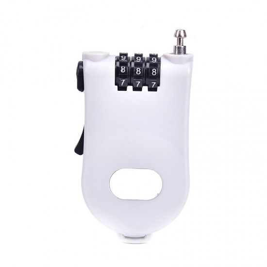 Anti Theft Security Code Password Long Roller Pram 3 Digit Bicycle Parts Bike Mini Cable Lock Padlock Rope Ski Extendable Wire