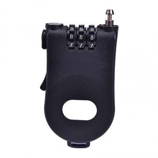 Anti Theft Security Code Password Long Roller Pram 3 Digit Bicycle Parts Bike Mini Cable Lock Padlock Rope Ski Extendable Wire