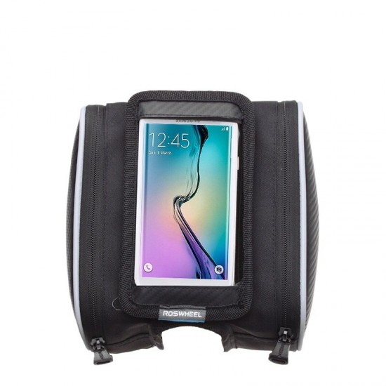 Bicycle Bag Front Beam Package on The Tube Package Mountain Bike Bag Saddle Bag Riding Equipment Accessories Mobile Phone Bag