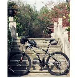 Road Bike Long Distance Cycling Bag Sets Waterproof Large Capacity for Bicycle Saddle Handlebar Frame Tube Bag