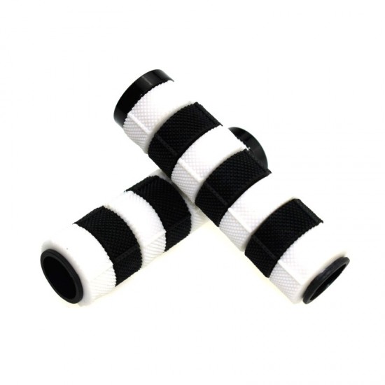 Bicycle Handles Silicone Thickening Color Matching Locking Bicycle Accessories Alluminium Alloy+Rubber Material 5 Color