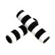 Bicycle Handles Silicone Thickening Color Matching Locking Bicycle Accessories Alluminium Alloy+Rubber Material 5 Color
