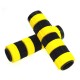 Bicycle Handles Silicone Thickening Color Matching Locking Bicycle Accessories Alluminium Alloy+Rubber Material 5 Color