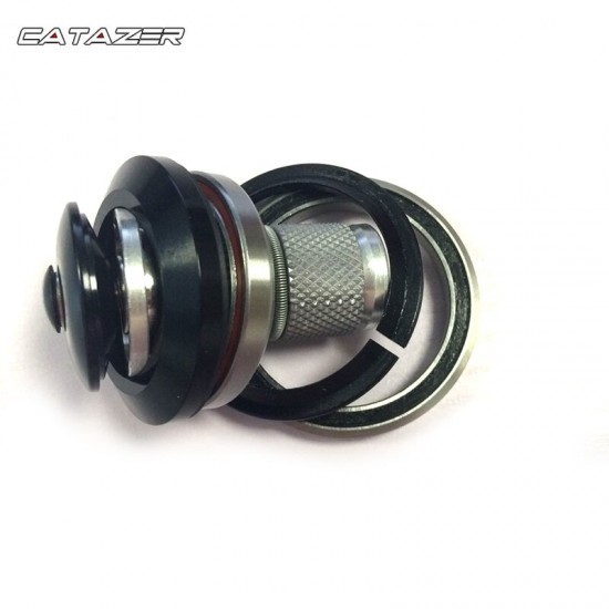 Bicycle Headset Carbon Steel 1-1/8"-1-1/2" for Headset Spacer Road/TT/MTB Bicycle Headset Top Cap 126g