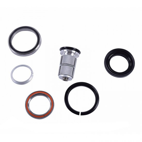 Bicycle Headset Carbon Steel 1-1/8"-1-1/2" for Headset Spacer Road/TT/MTB Bicycle Headset Top Cap 126g