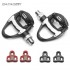 Bicycle Pedal R312 249g Ultra-Light Carbon Road Bicycle Clipless Pedals with 3 Bearing KEO Compatible Include Two Pairs Cleats