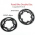 Bicylcle Road Bike Crank Chainwheel 110BCD 50/35T Oval 130BCD 39/53T Disc 5 Claw Double Plate 9/10/11 Speed Cycling