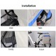 60L MTB Bicycle Carrier Bag Rear Rack Bike Trunk Bag Luggage Pannier Back Seat Double Side Cycling Bycicle Bag