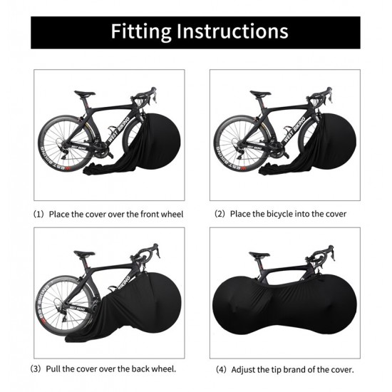 Bike Protector MTB Road Bicycle Cover Anti-dust Wheels Frame Cover Scratch-proof Storage Bag 24-700C or 29 inch Protective Gear