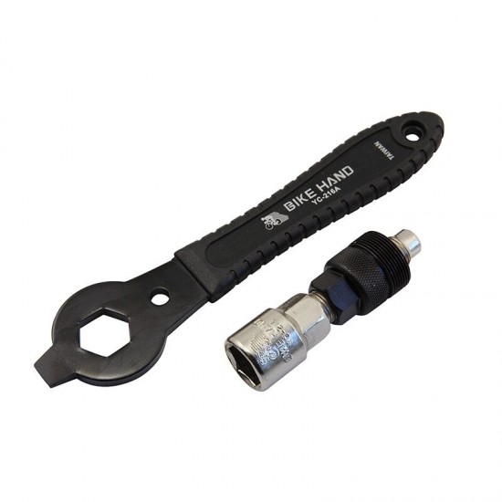 Bike Crank Puller Removal Wrench Bicycle Repair Extractor Bottom Bracket Remover Cycling Crankset Pedal Remover Bicycle Tool