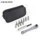 Bike Hand Bicycle Repair Tool Kits 10In1 Bike Ratchet Wrench Hex Keys Cross T25 T10 Cycling Repair Tools Alloy Steel Torx wrench