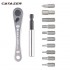 Bike Hand Bicycle Repair Tool Kits 10In1 Bike Ratchet Wrench Hex Keys Cross T25 T10 Cycling Repair Tools Alloy Steel Torx wrench