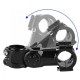Aluminum Alloy Bike Stem Adjustable Angle Road Bicycle Stem Lightweight Bike Handlebar Riser 31.8mm/28.6mm Cycle Handlebar Stem