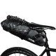 Bike Waterproof Bicycle Saddle Bag Reflective Large Capacity Foldable Tail Rear Bag Cycling MTB Trunk Pannier Black