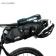 Bike Waterproof Bicycle Saddle Bag Reflective Large Capacity Foldable Tail Rear Bag Cycling MTB Trunk Pannier Black