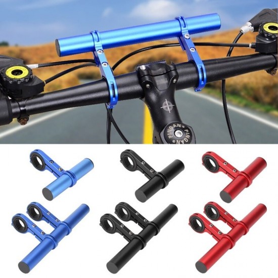 Carbon Fiber Fiets Stuur Extender Mountainbike Mtb Snelheidsmeter Mount Koplamp Zaklamp Lamphouder Stuur Expander