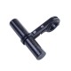 Carbon Fiber Fiets Stuur Extender Mountainbike Mtb Snelheidsmeter Mount Koplamp Zaklamp Lamphouder Stuur Expander