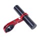 Carbon Fiber Fiets Stuur Extender Mountainbike Mtb Snelheidsmeter Mount Koplamp Zaklamp Lamphouder Stuur Expander