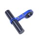 Carbon Fiber Fiets Stuur Extender Mountainbike Mtb Snelheidsmeter Mount Koplamp Zaklamp Lamphouder Stuur Expander