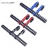Carbon Fiber Fiets Stuur Extender Mountainbike Mtb Snelheidsmeter Mount Koplamp Zaklamp Lamphouder Stuur Expander