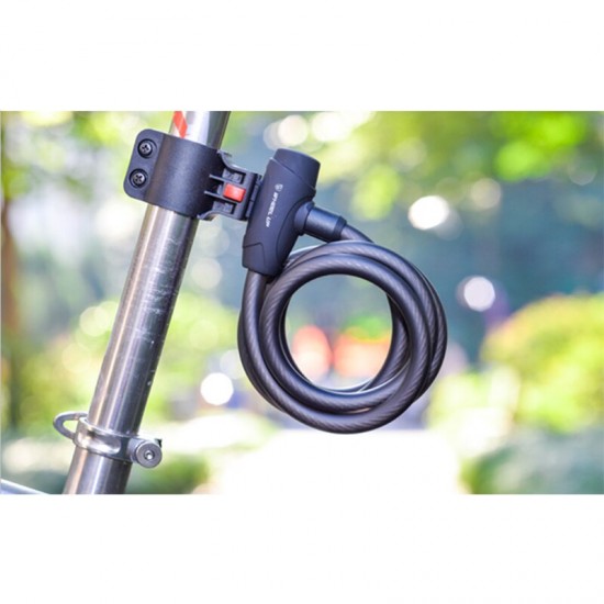Catazer 1.2/ 1.8m Bike Lock Anti-theft Mountain Bike Password Lock Steel Cable Lock Bike Riding Accessories General Electric Car