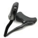 Catazer 1 Pair Road Bike Drop Bar Double Handle Brake Levers Racing Bicycle Fixed Gear Dual-control Handbrakes