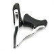 Catazer 1 Pair Road Bike Drop Bar Double Handle Brake Levers Racing Bicycle Fixed Gear Dual-control Handbrakes