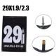 29er Camera 29*1.9-2.3 Mountain Bike Tubes Av Schrader Presta Bicycle Inner Tube 29er Tire Chambre Air 240g Inner Tube