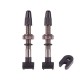 Catazer 2pcs Bicycle Tubeless Tire Presta Valve 40mm/60mm/80mm Alloy Stem Brass Core for Mountain Road Bikes