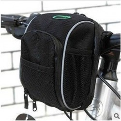 High Quality Waterproof NEW Mountian Bike Cycling Bicycle Front Frame Tube Handlebar bar Bag Black+Rain Cover Free Ship