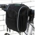 High Quality Waterproof NEW Mountian Bike Cycling Bicycle Front Frame Tube Handlebar bar Bag Black+Rain Cover Free Ship