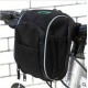 High Quality Waterproof NEW Mountian Bike Cycling Bicycle Front Frame Tube Handlebar bar Bag Black+Rain Cover Free Ship