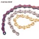 Catazer Bicycle Chain 9/10/11 Speed With Connector Master links Hollow Chain Silvier / Gold / Radiant Optional