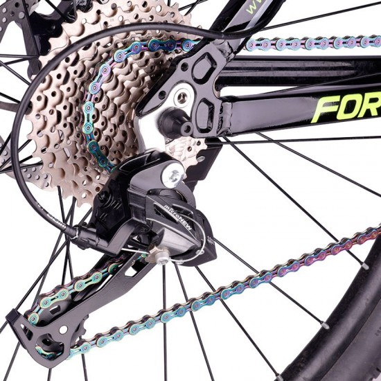 Catazer Bicycle Chain 9/10/11 Speed With Connector Master links Hollow Chain Silvier / Gold / Radiant Optional