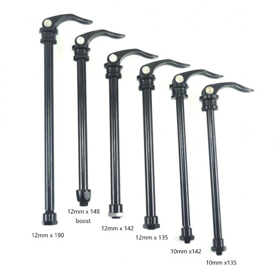 Bicycle Hub Thru Axle Skewer Front 9x100mm 12x100mm 15x100/110mm Rear 12x100/142/148/190mm