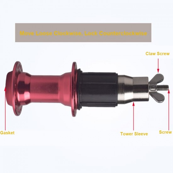 Bicycle Hub Cassette Body Disassembly Tool With Sleeve Mountain Bike Road Bicycle Free Hub Remover Casstte Body Repair Took