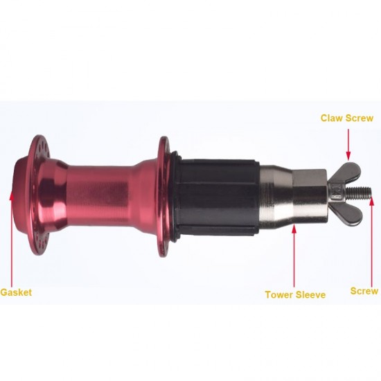 Bicycle Hub Cassette Body Disassembly Tool With Sleeve Mountain Bike Road Bicycle Free Hub Remover Casstte Body Repair Took