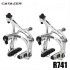 Catazer Super Light Taiwan 300g/pair R741 Aluminum Brake Caliper Road Bike C Brake Clamp Quick Release Mechanism for Shiman0 105