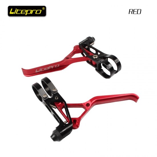 Catazer Ultralight Aluminum Circle Brake Brake Handle LP Ultra Light CNC 64G Folding Car Road Car Small Wheel V Brake Handle